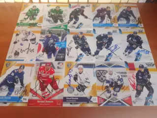 56 автографов игроков Кхл
