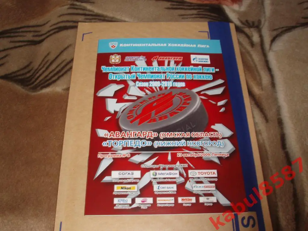 Авангард(Омск)-Торпедо(Н.Нов город) 23.10.2009г.