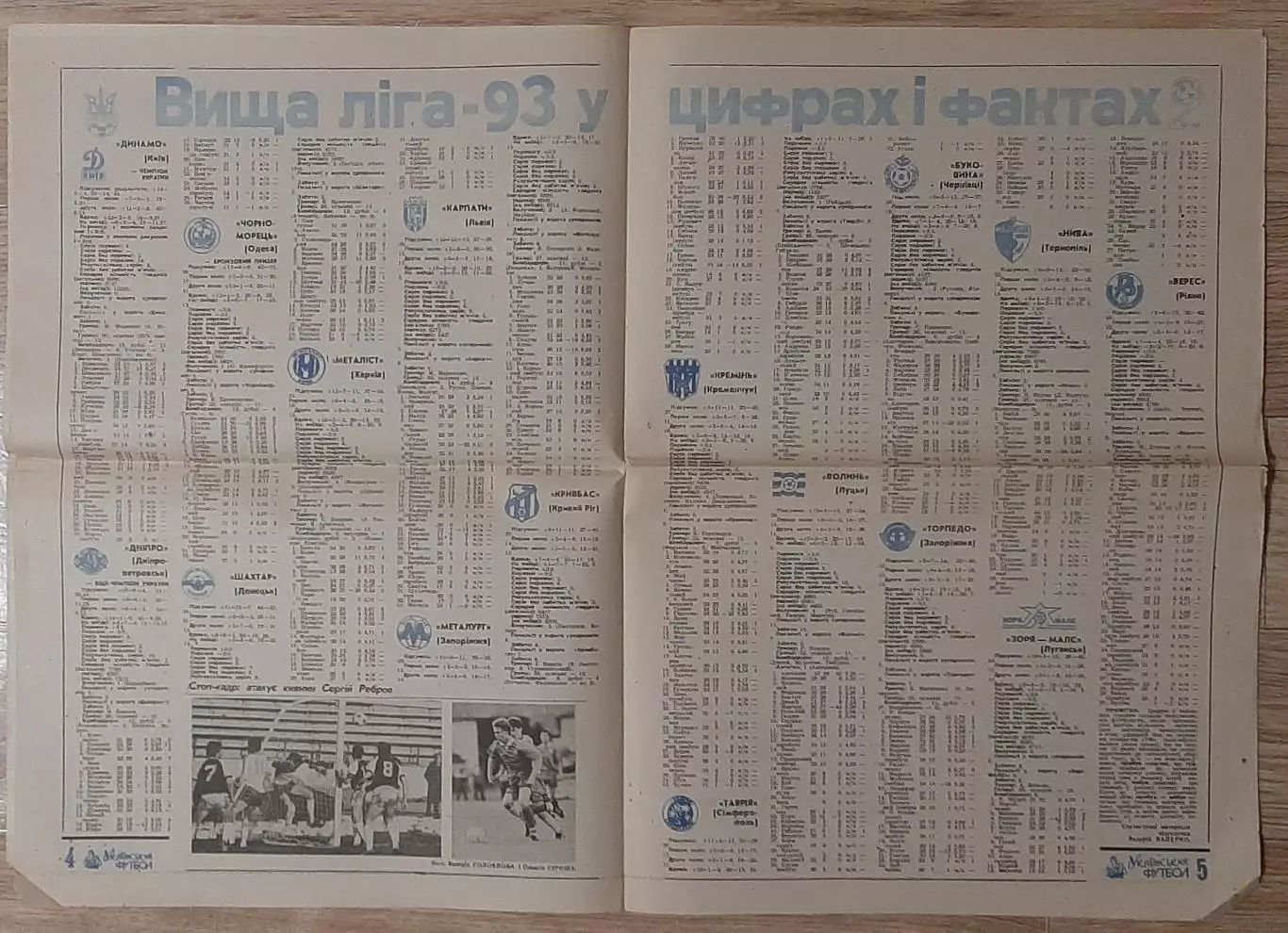 Український футбол #23 (116) липень 1993 2