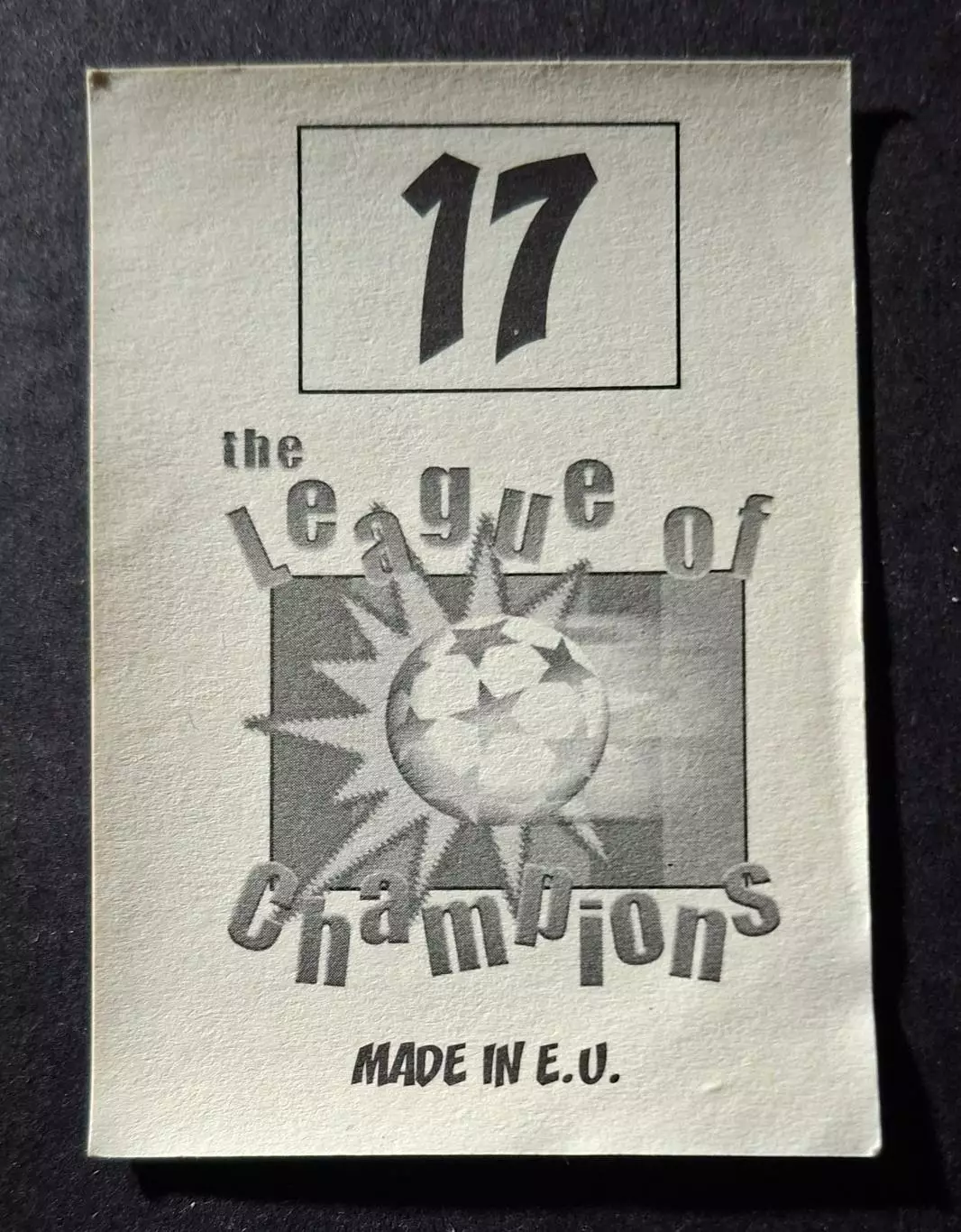 Наклейка Panini Реал Мадрид #17 Ліга Чемпіонів 1998/99 1