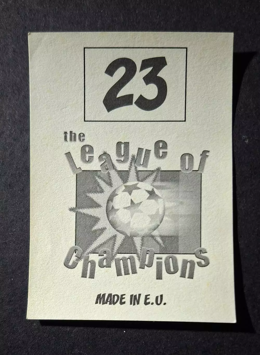 Наклейка Panini Фернандо Редондо #23 Реал Мадрид Ліга Чемпіонів 1998/99 1