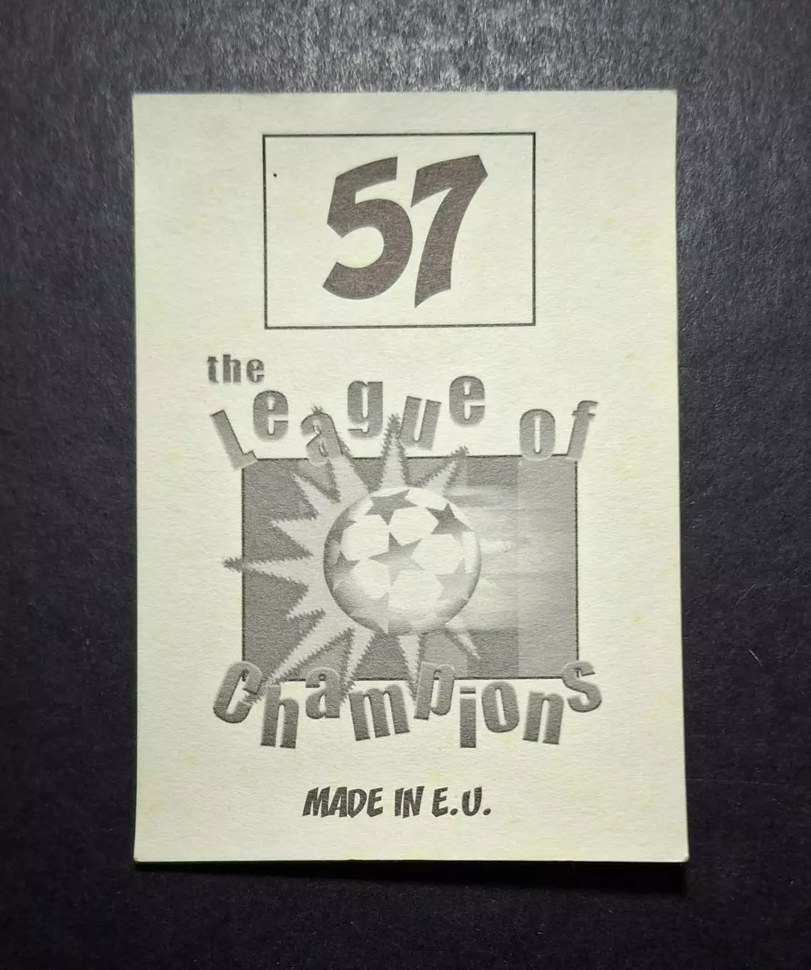 Наклейка Panini Ювентус Італія #57 Ліга Чемпіонів 1998/99 1