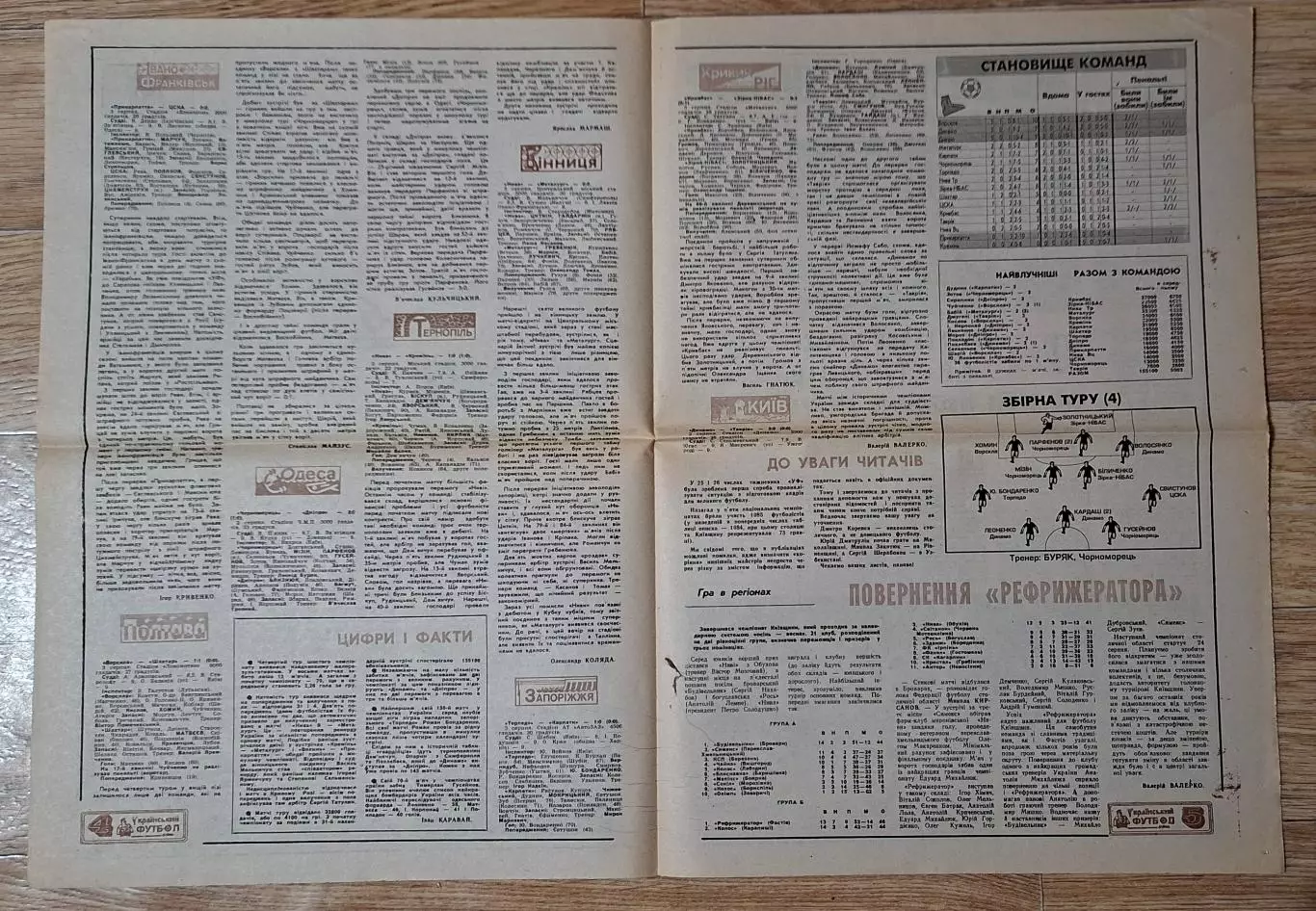Український футбол #28 (252) серпень 1996 Рапід Австрія - Динамо Київ 1