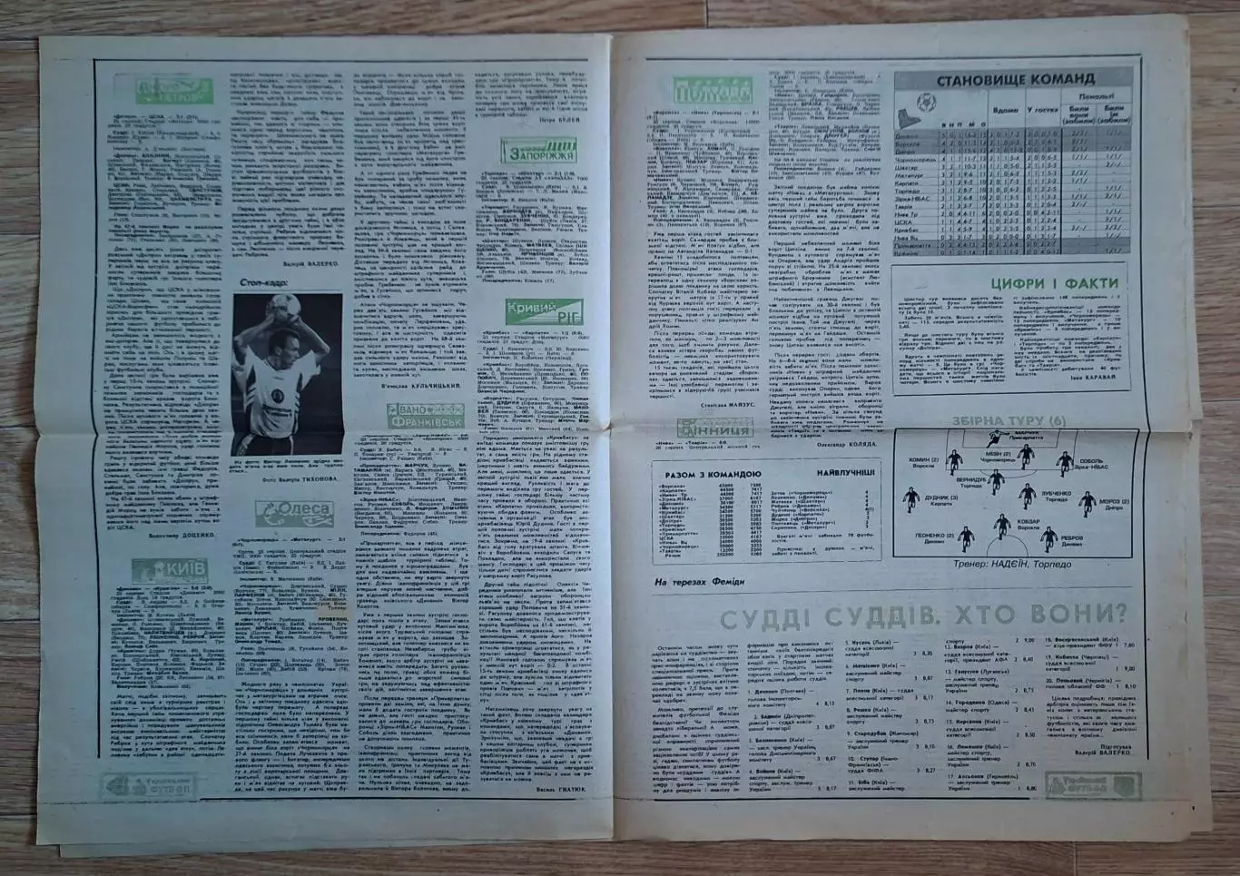 Український футбол #31 (255) серпень 1996 Динамо Київ - Рапід Австрія 2