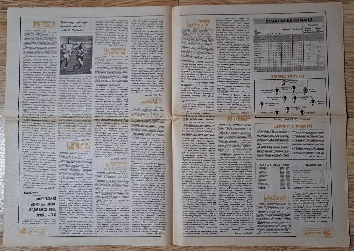 Український футбол #33 (257) вересень 1996 Динамо Київ - Ксамакс Швейцарія 2