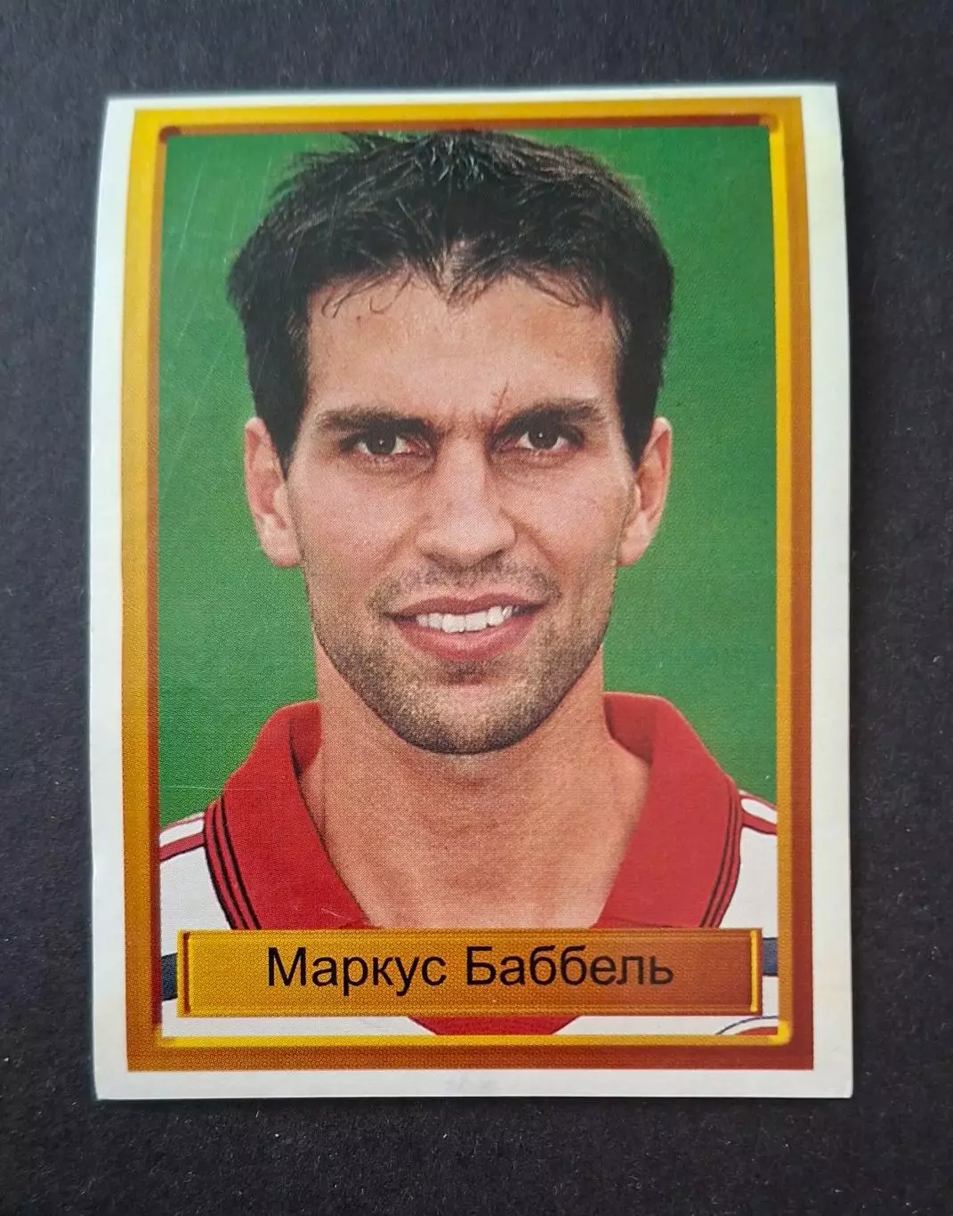 Наклейка Panini Маркус Баббель #33 Баварія Мюнхен Ліга Чемпіонів 1998/99