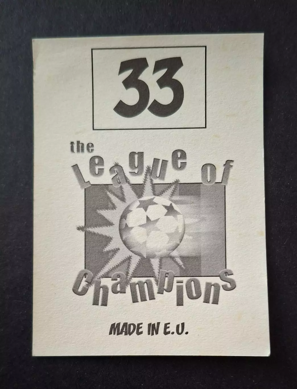 Наклейка Panini Маркус Баббель #33 Баварія Мюнхен Ліга Чемпіонів 1998/99 1