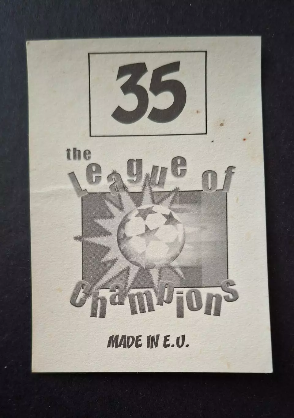 Наклейка Panini Томас Струнц # 35 Баварія Мюнхен Ліга Чемпіоніа 1998/99 1