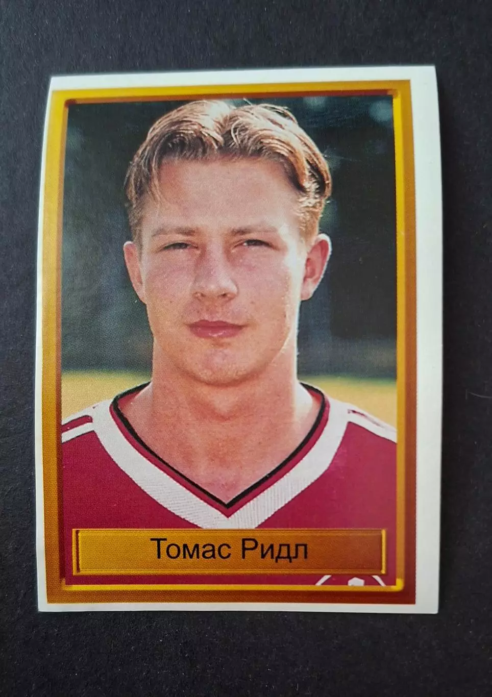 Наклейка Panini Томас Ридл #53 Кайзерслаутерн Ліга Чемпіонів 1998/99