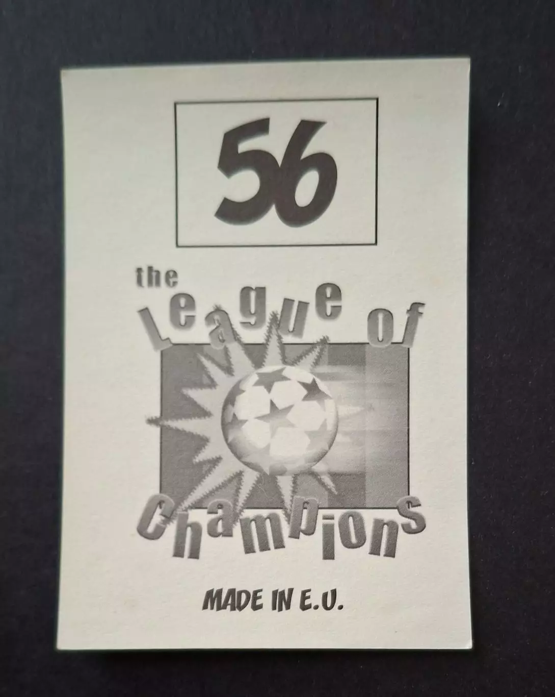 Наклейка Panini Ив Рослер #56 Кайзерслаутерн Ліга Чемпіонів 1998/99 1