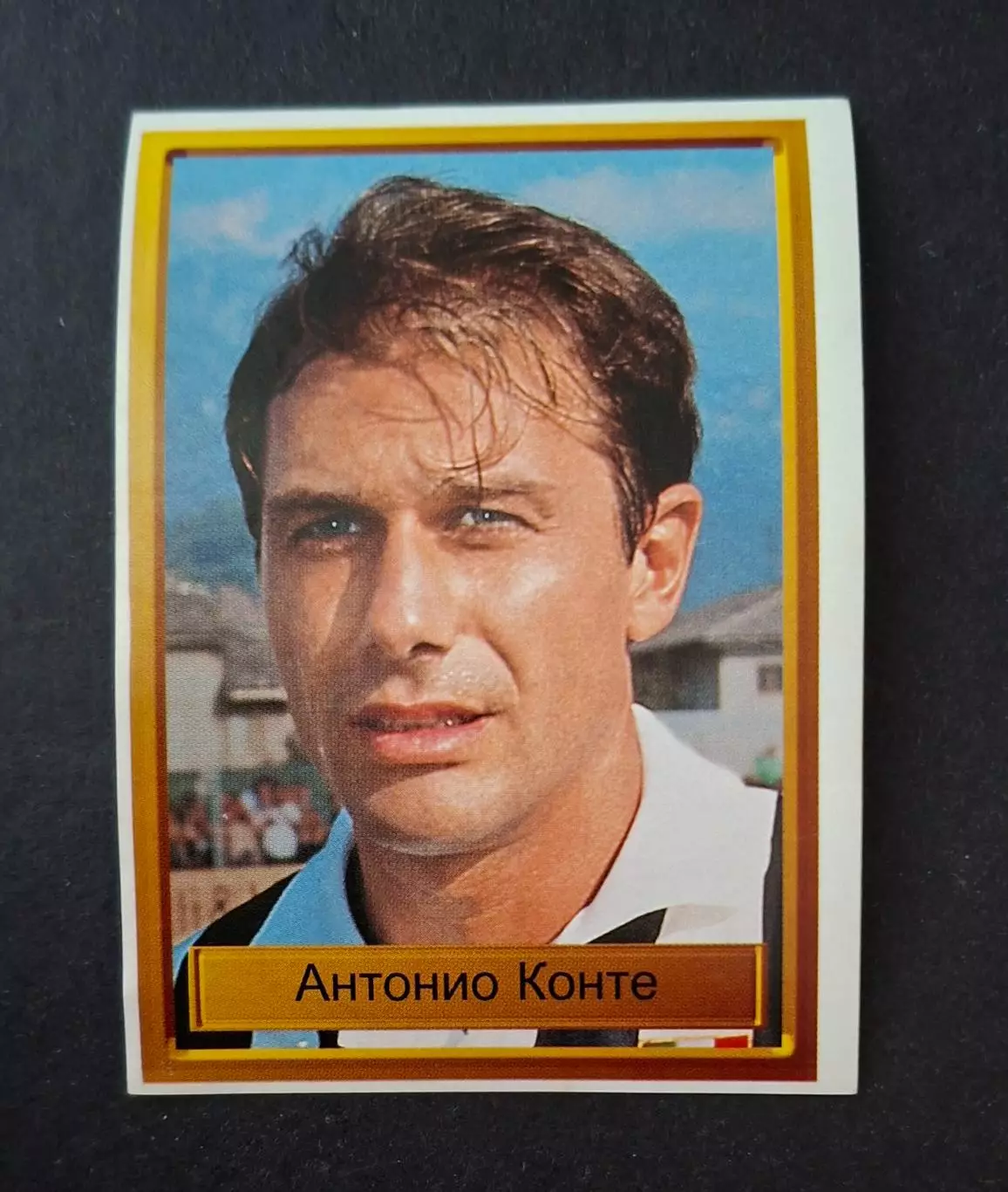 Наклейка Panini Антонио Конте #65 Ювентус Ліга Чемпіонів 1998/99