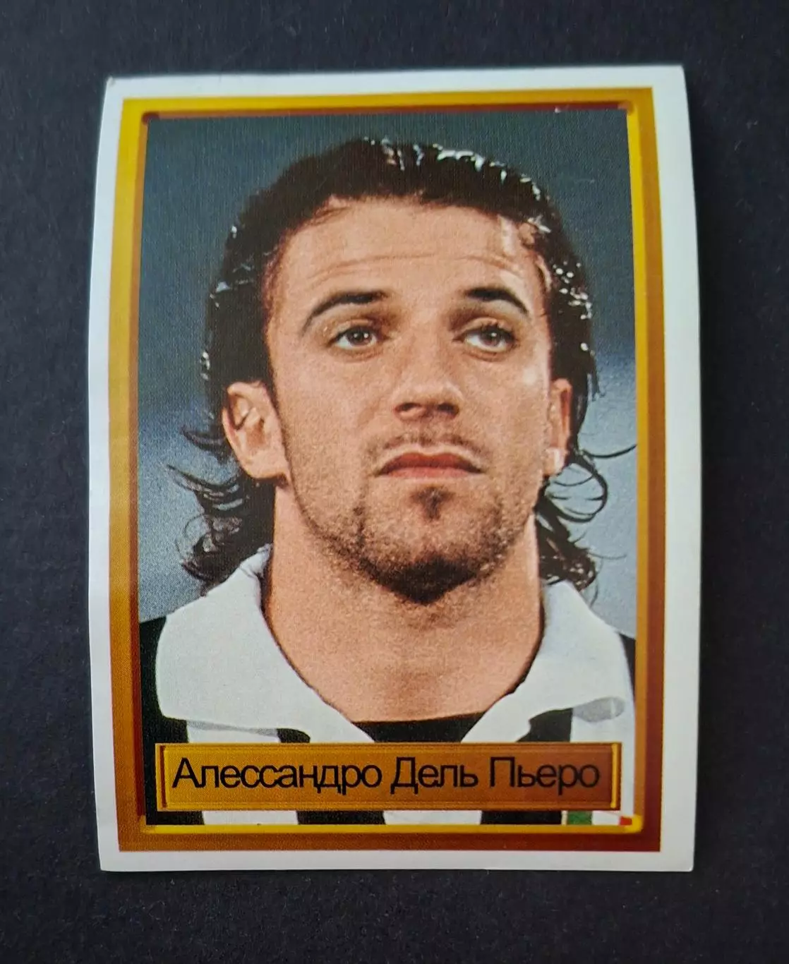 Наклейка Panini Алессандро Дель Пьеро #70 Ювентус Ліга Чемпіонів 1998/99