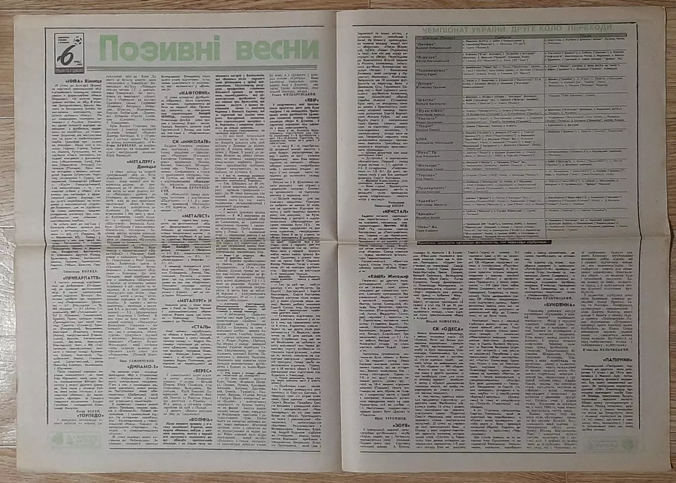 Український футбол #4 (275) лютий 1997 2