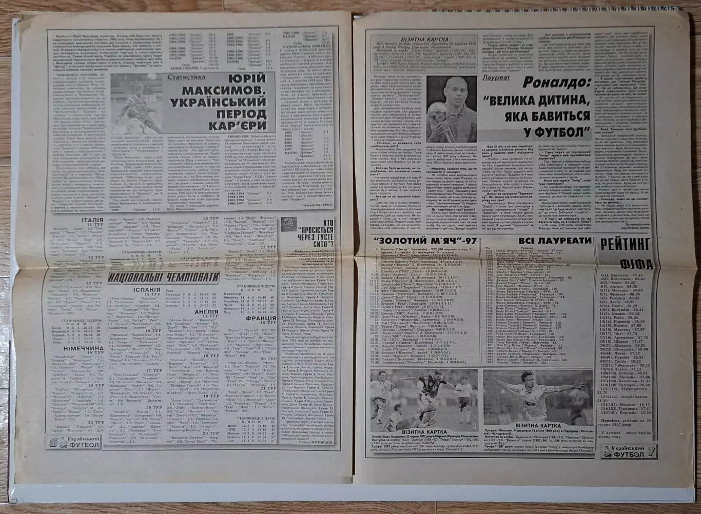 Український футбол #1 (325) січень 1998 3