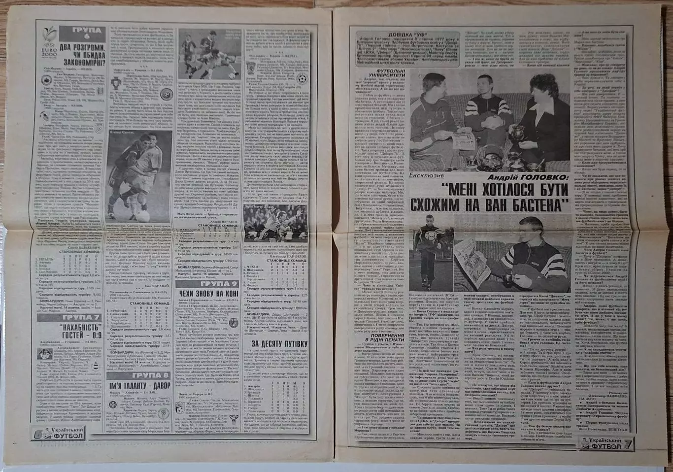 Український футбол #80 (404) 13.10. 1998 Андорра - Україна 3