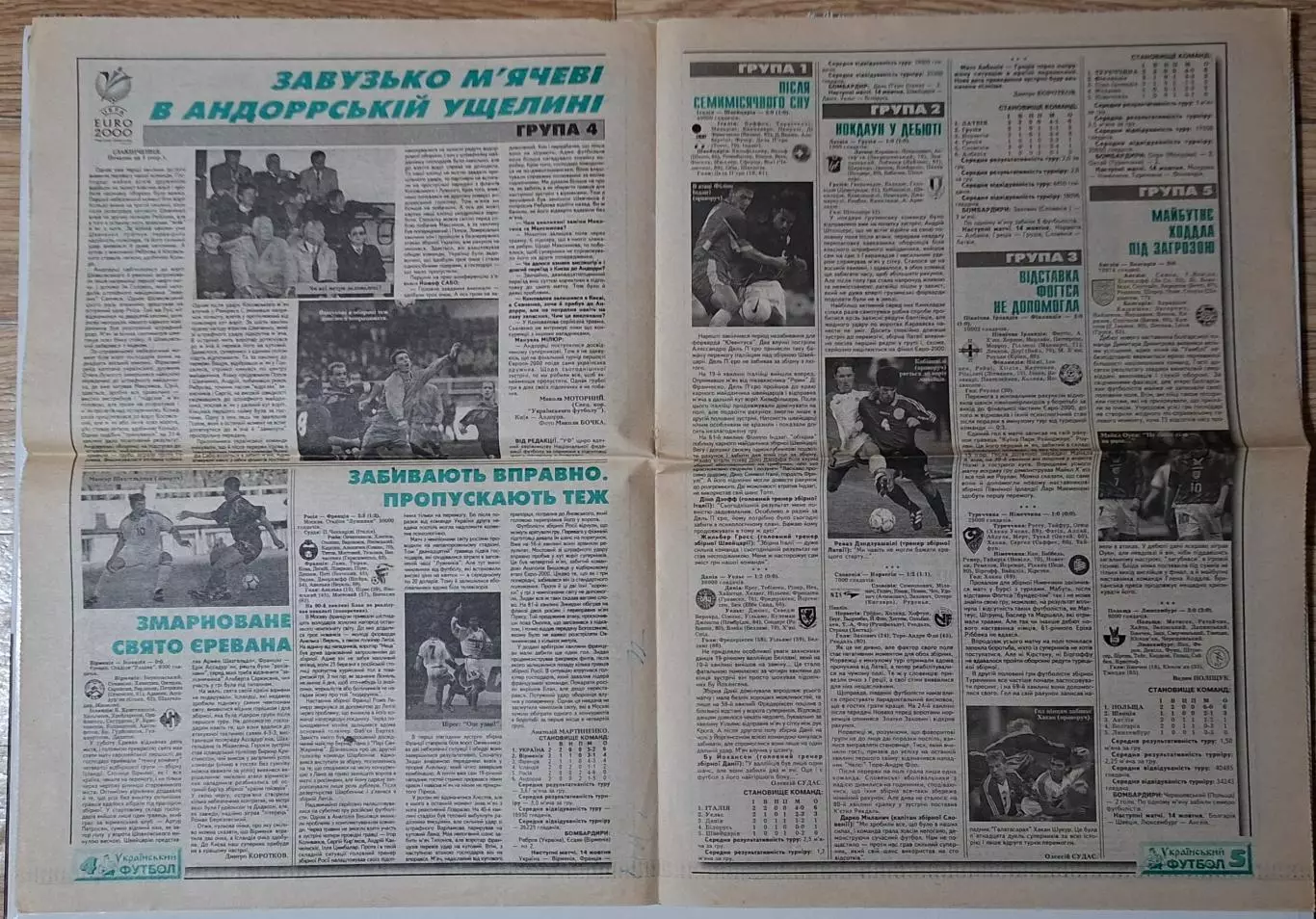 Український футбол #80 (404) 13.10. 1998 Андорра - Україна 2