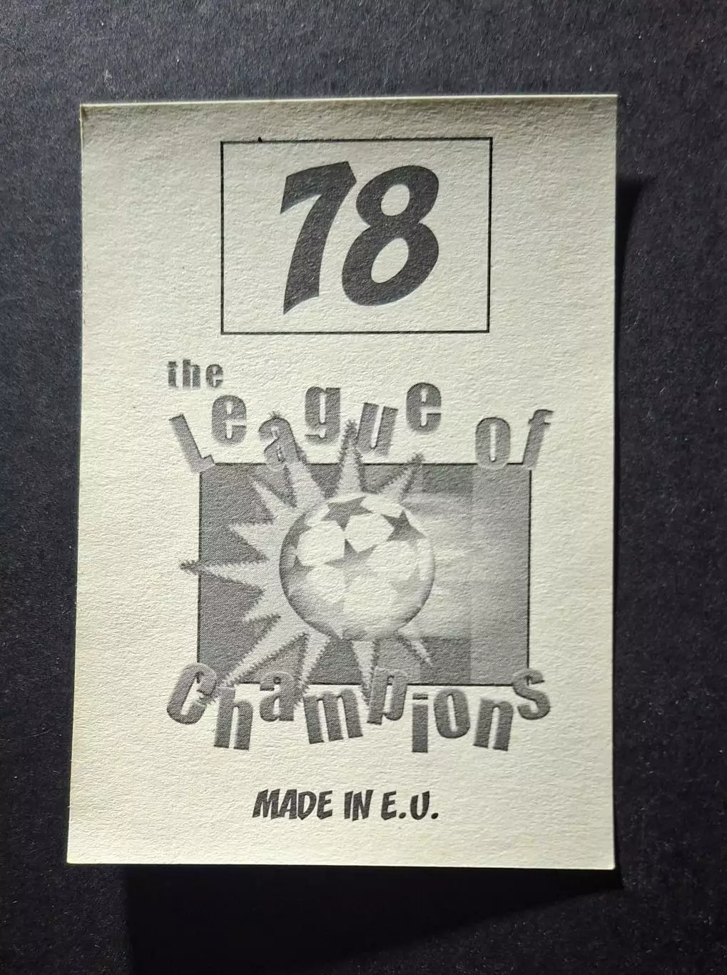 Наклейка Panini Димитриос Маврогенидис #78 Олімпіакос Ліга Чемпіонів 1998/99 1