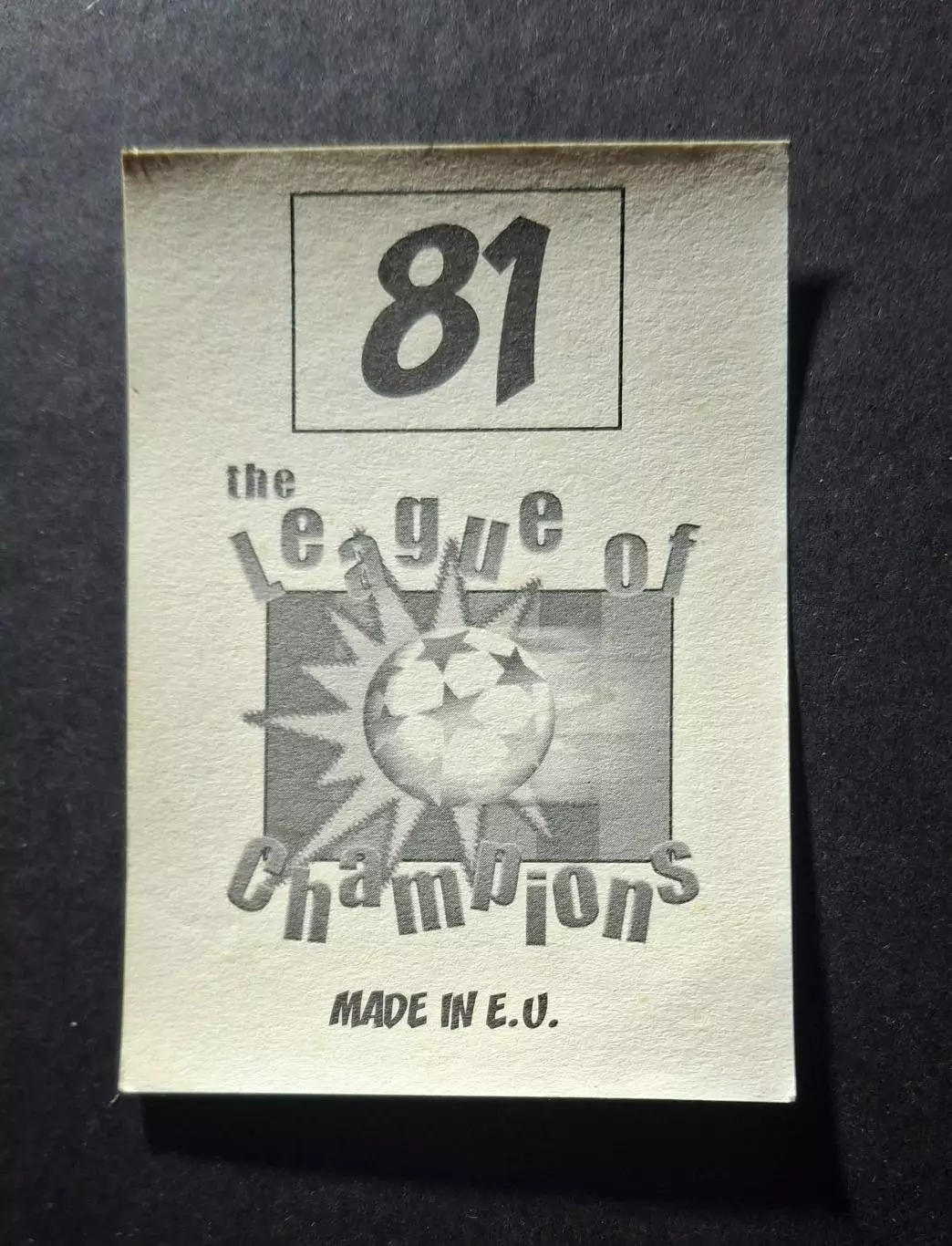 Наклейка Panini Предраг Джорджевич #81 Олімпіакос Греція Ліга Чемпіоніа 1998/99 1