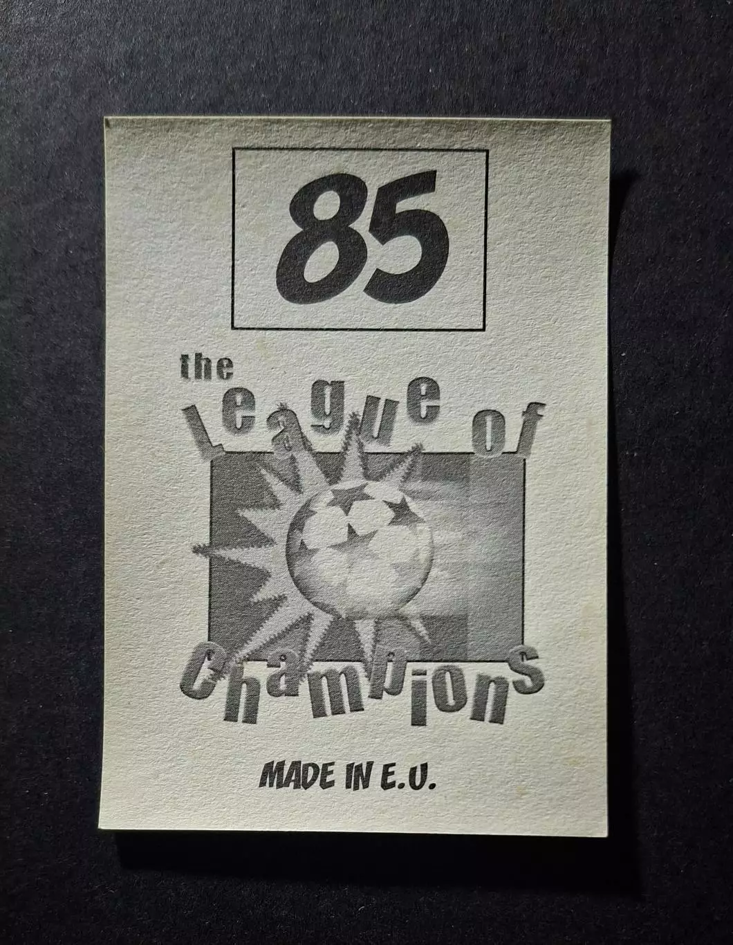 Наклейка Panini Манчестер Юнайтед #85 Ліга Чемпіонів 1998/99 1