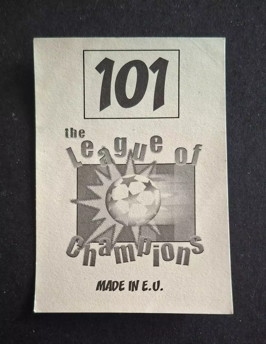 Наклейка Panini Интер Милан #101 эмблема Ліга Чемпіонів 1998/99 1