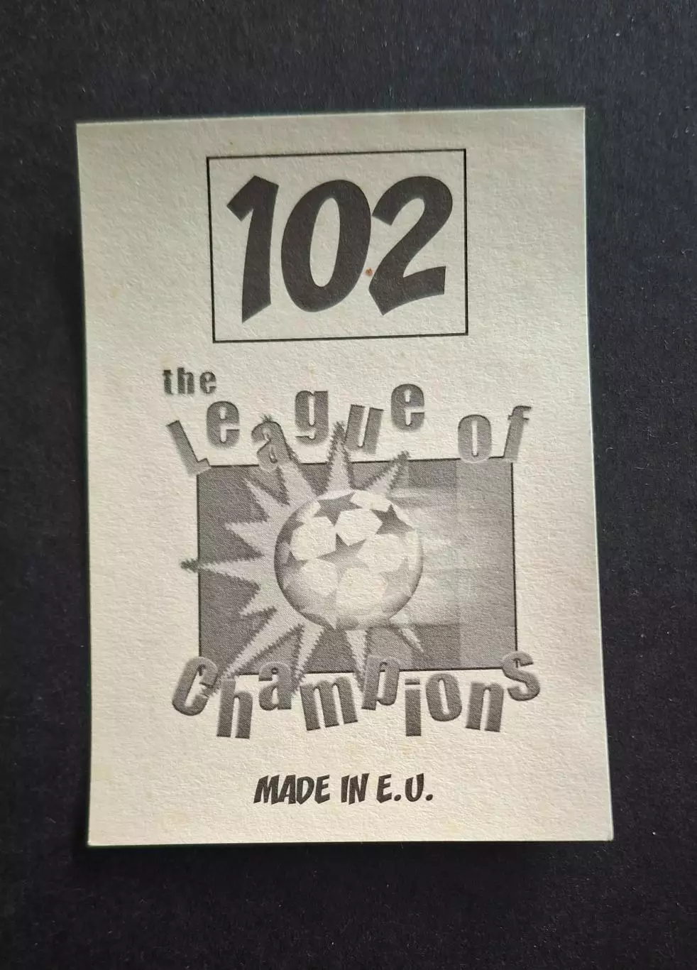 Наклейка Panini Джанлука Пальюка #102 Інтер Ліга Чемпіонів 1998/99 1