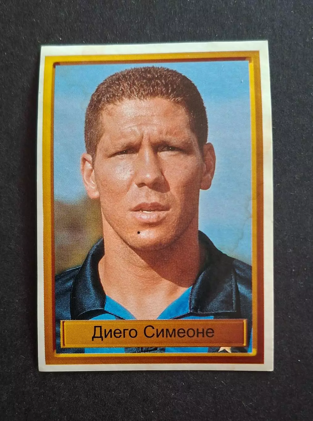 Наклейка Panini Диего Симеоне # 108 Інтер Ліга Чемпіонів 1998/99