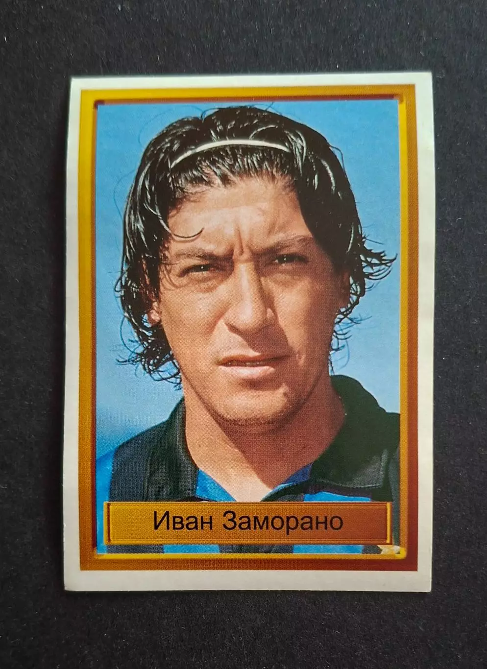 Наклейка Panini Иван Саморано #112 Інтер Мілан Ліга Чемпіонів 1998/99