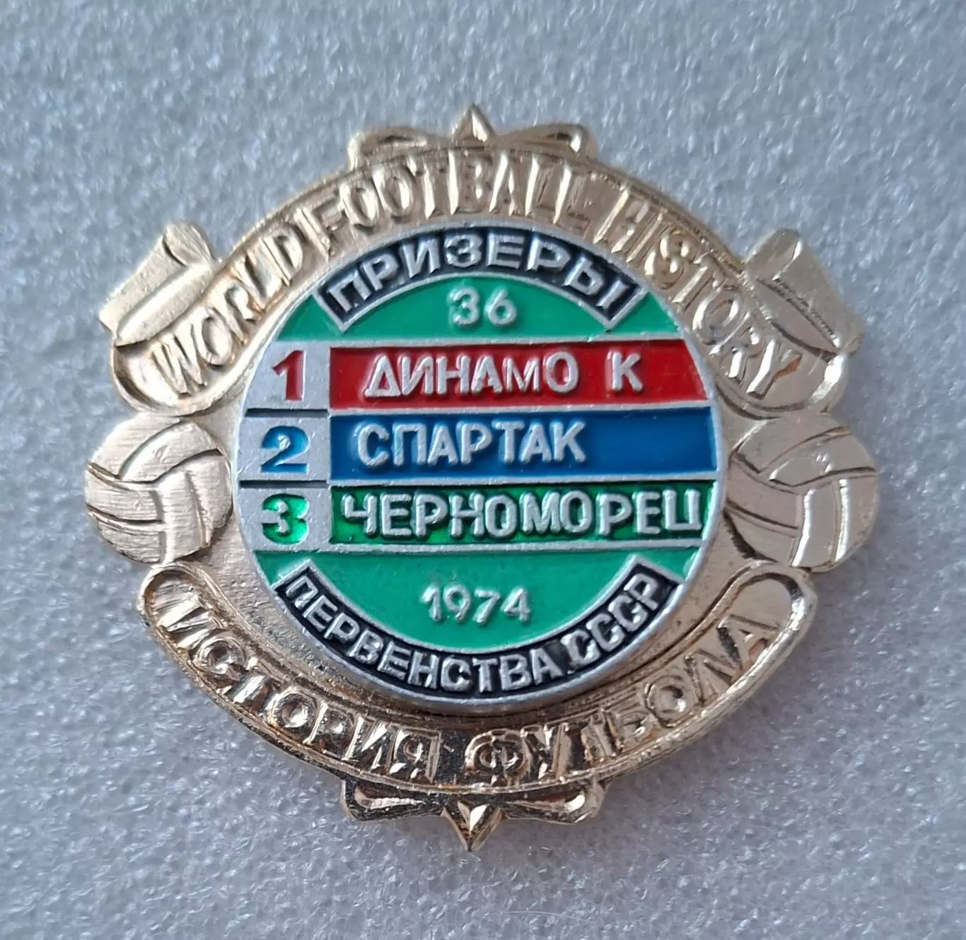 Історія футболу Призери чемпіонату СРСР 1974