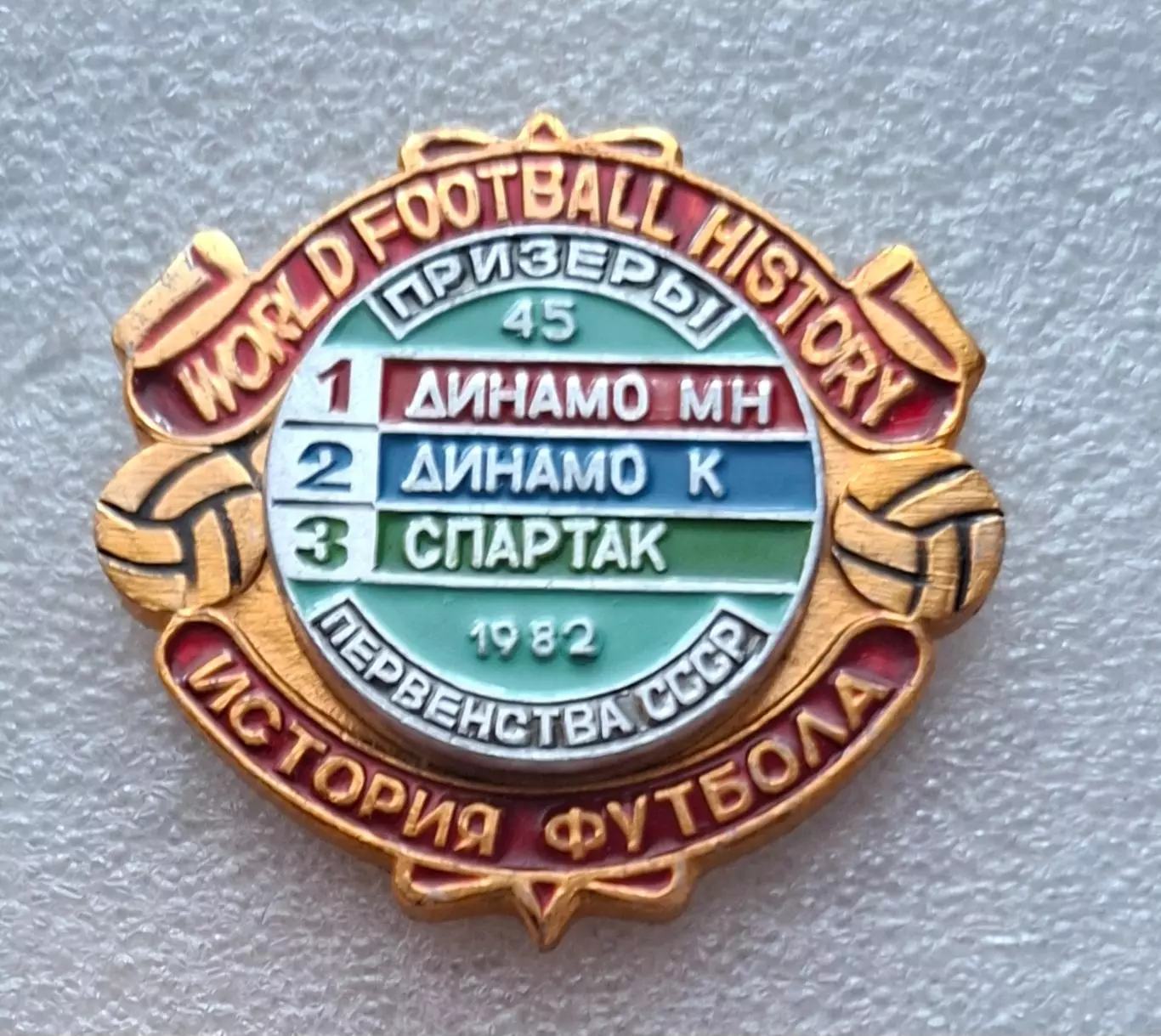 Історія футболу Призери чемпіонату СРСР 1982