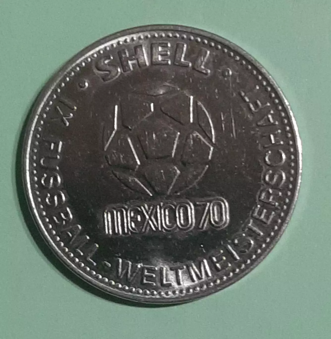 Жетон Хельмут Шен Німеччина Чемпіонат світу Mexico -1970 1