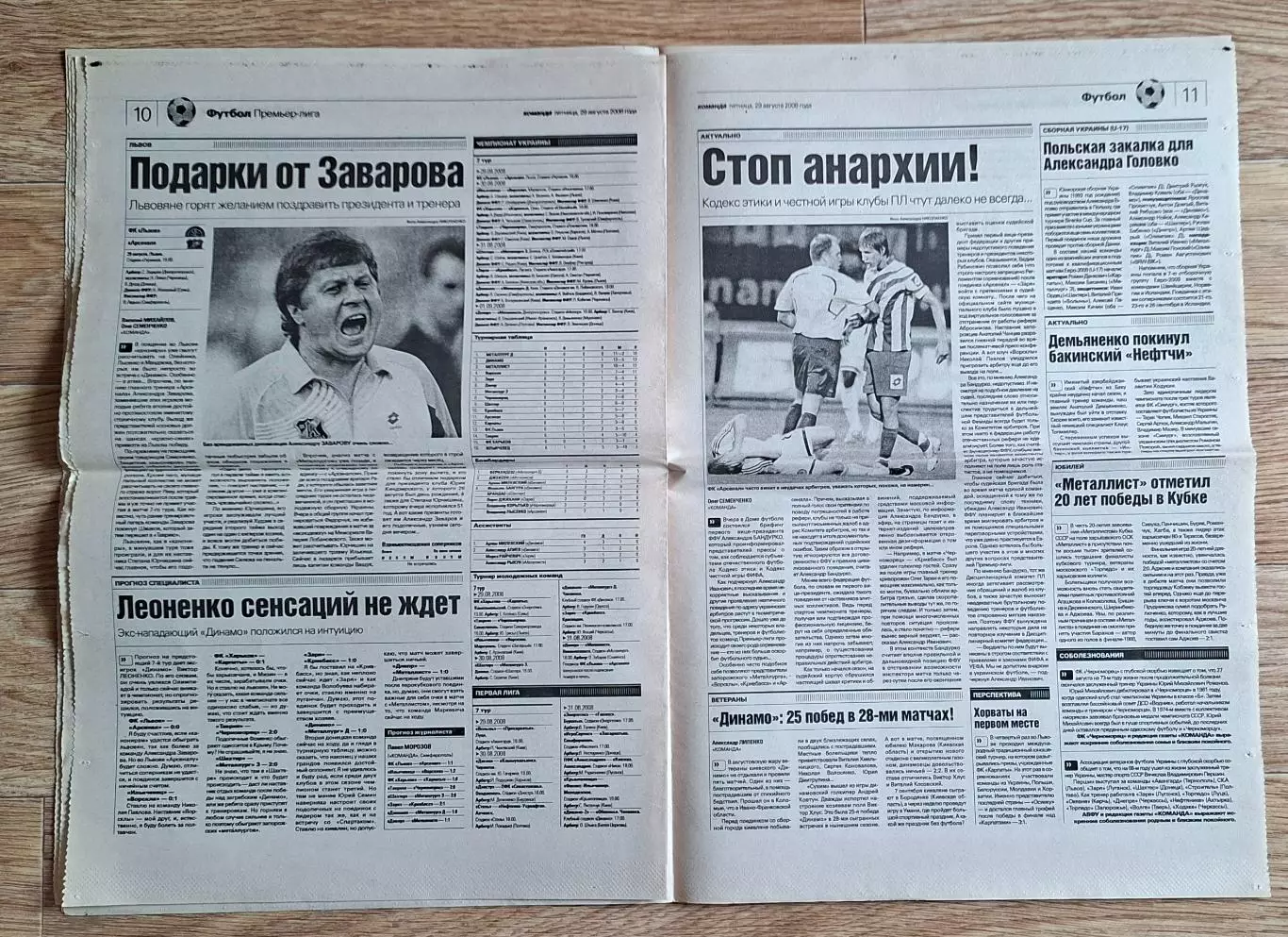 Команда #157 (29.08.2008) Динамо Київ - Спартак, Динамо Загреб - Шахтар 5