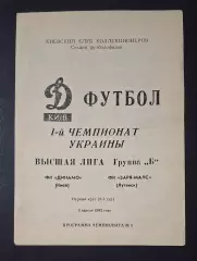 Динамо Київ - Зоря - Малс Луганськ 08.04.1992
