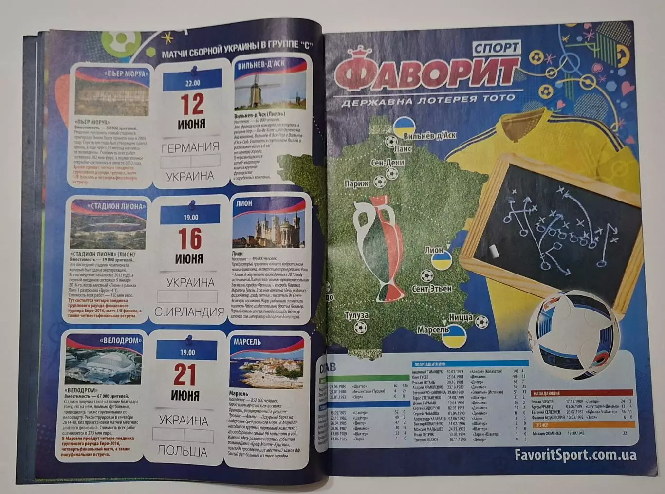 Футбол спецвипуск збірна Україна до ЄВРО EURO 2016 6