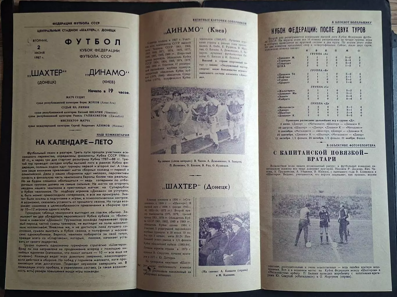 Шахтар Донецьк - Динамо Київ 02.06.1987 Кубок федерації 2
