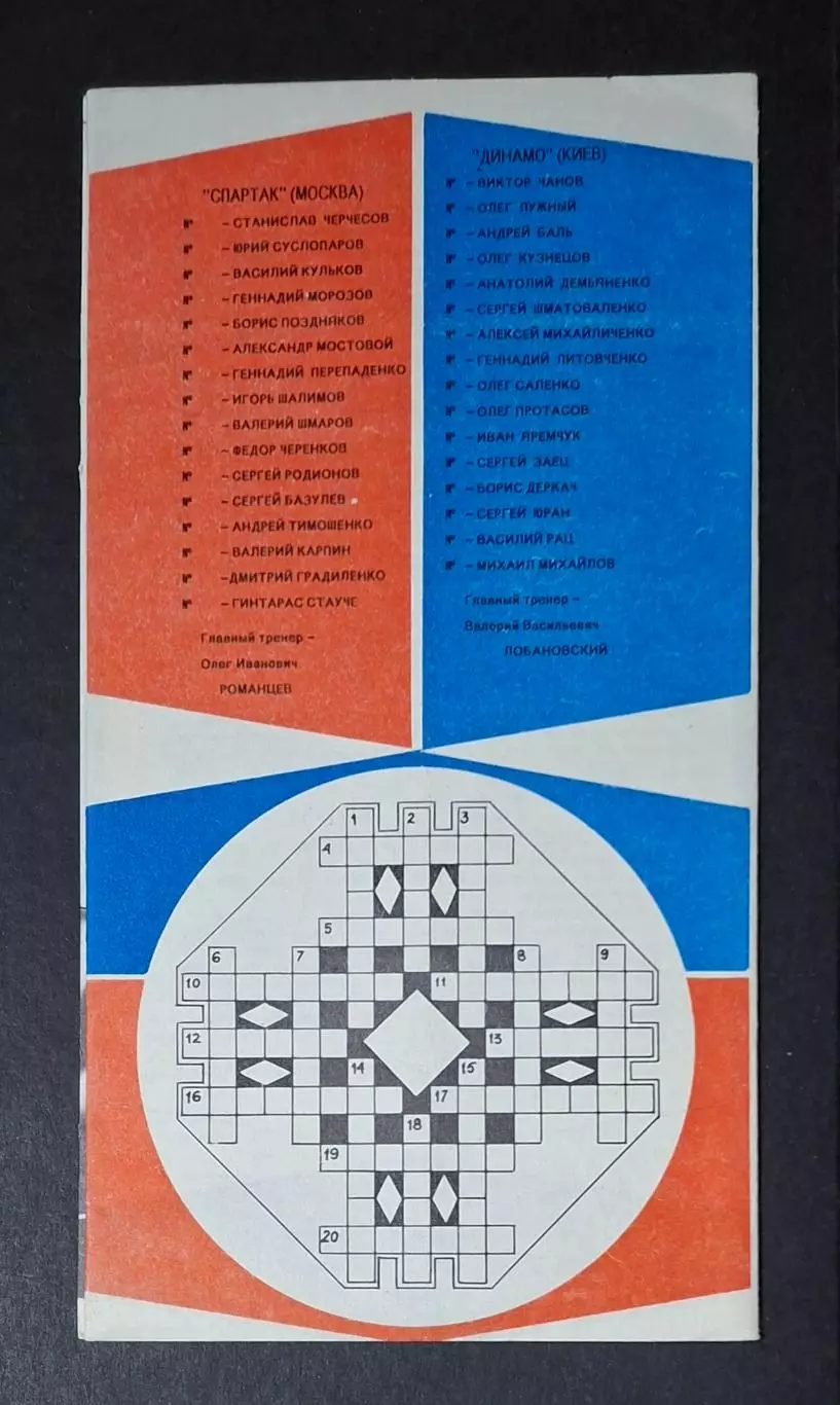 Спартак - Динамо Київ 06.05.1990 Чемпіонат СРСР 1