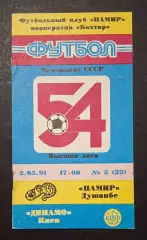 Памір Душанбе - Динамо Київ 02.05.1991 Чемпіонат СРСР