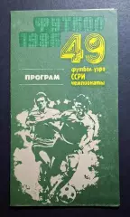 Нефтчі Баку - Динамо Київ 09.11.1986 Чемпіонат СРСР