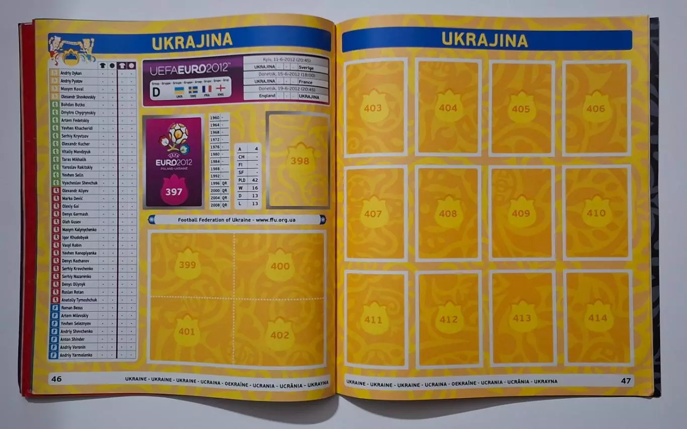 Журнал Panini EURO 2012 від журналу Sport bild 5