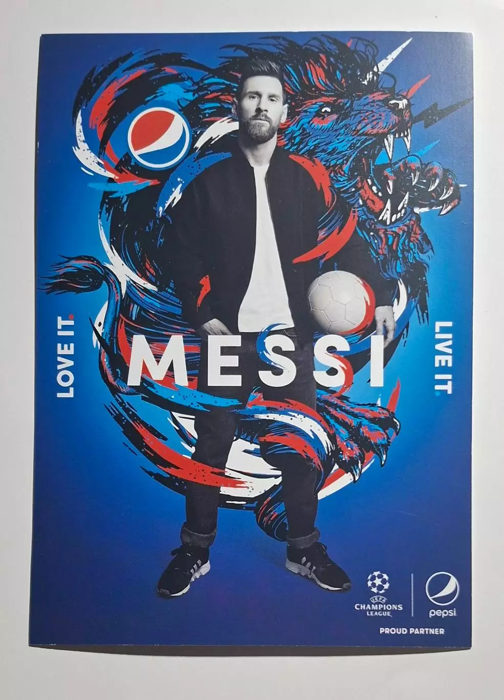 Листівки Футбол Pepsi з конвертом 5 шт. 3