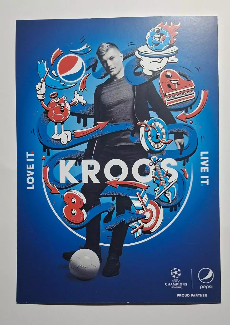 Листівки Футбол Pepsi з конвертом 5 шт. 5