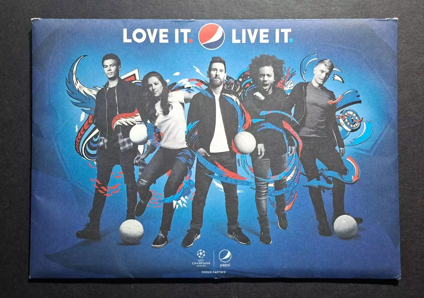 Листівки Футбол Pepsi з конвертом 5 шт. 7