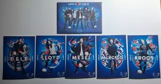 Листівки Футбол Pepsi з конвертом 5 шт.