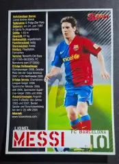Картка Мессі з журналу Bravo Sport