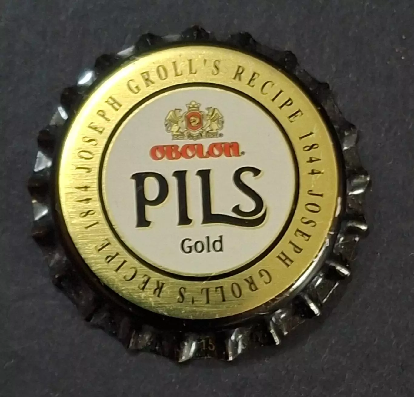 Пивна кришка,пробка Pils Gold,Оболонь. Необтиснена.