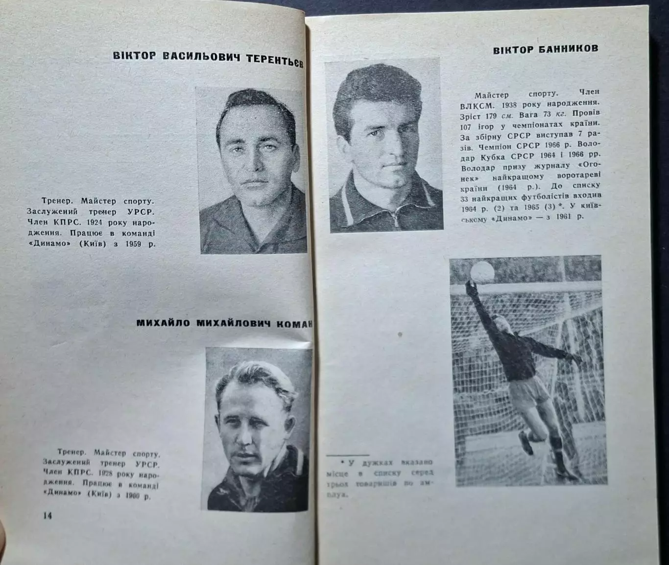 Футбол Довідник - календар 1967 Київ 2