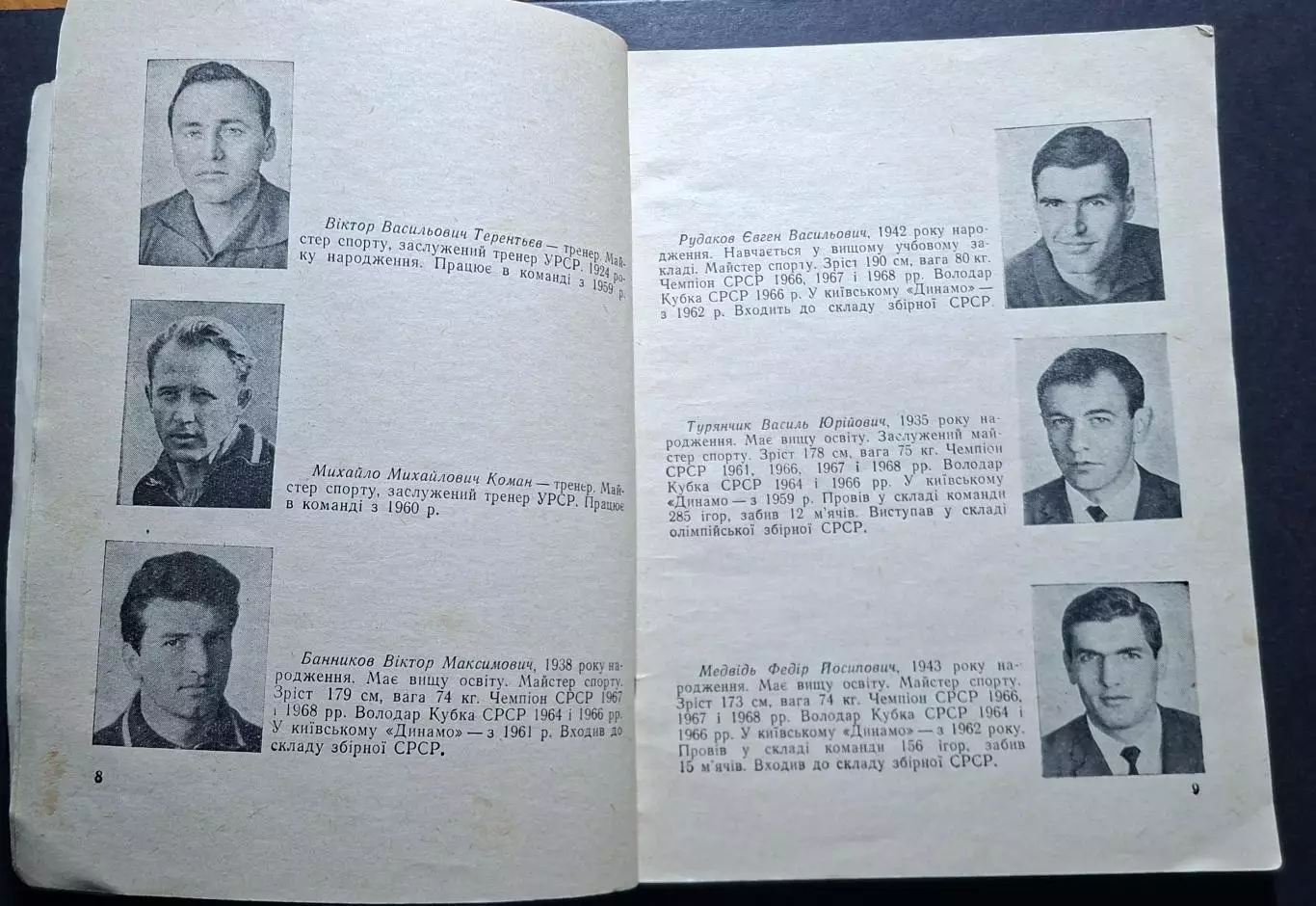 Футбол Довідник - календар 1969 Київ 2