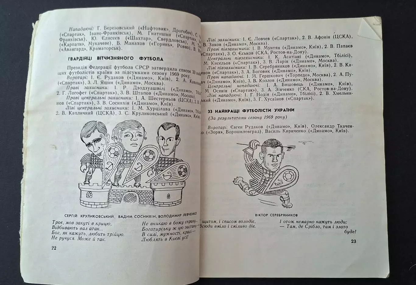 Футбол Довідник - календар 1970 Київ 2