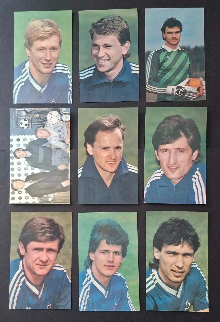 Календарики футбол Гравці Динамо Київ 1990 20 шт. 2