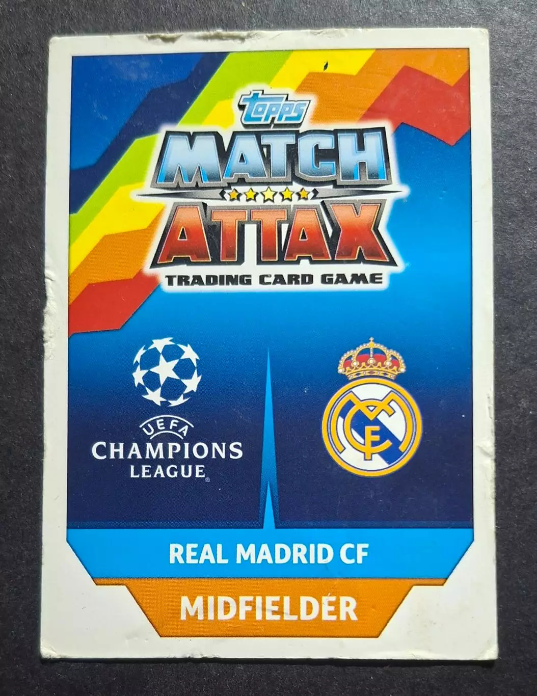 Картка Topps Тоні Кроос Реал Мадрид Ліга Чемпіонів 2017/18 1