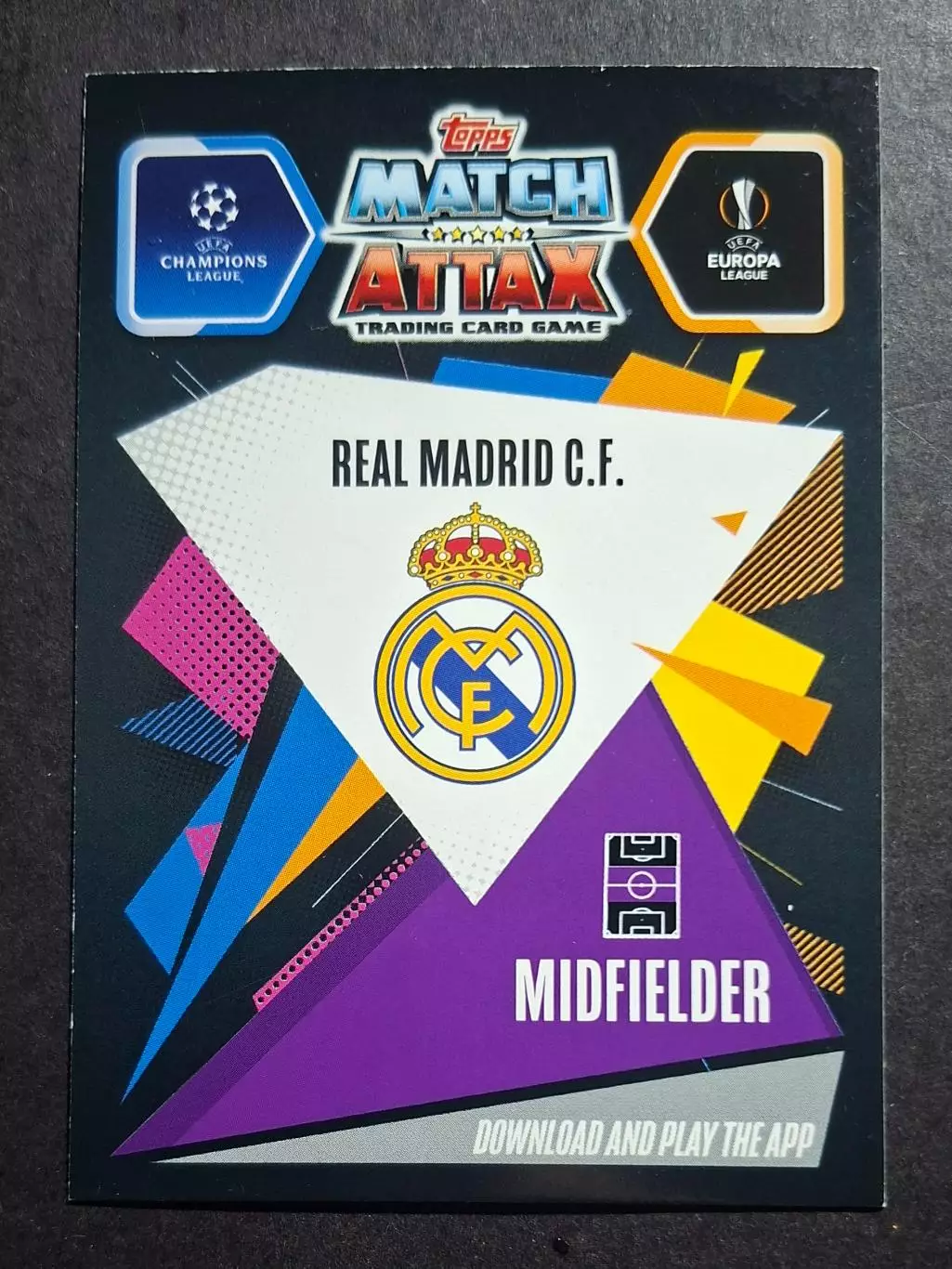Картка Topps Тоні Кроос Реал Мадрид Ліга Чемпіонів 2020/21 1